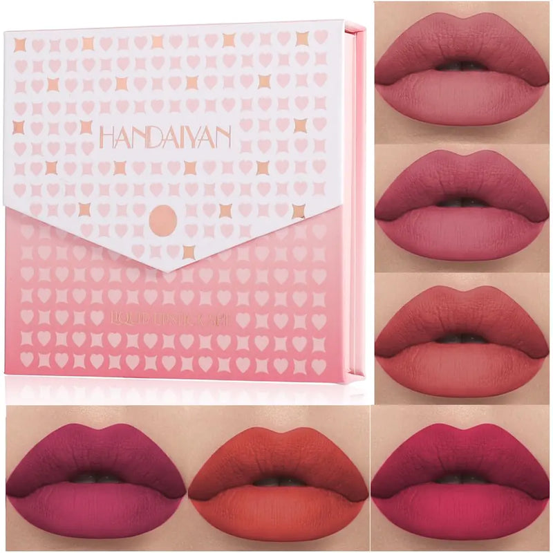 BestLand 6Pcs Matte Liquid Lipstick Set