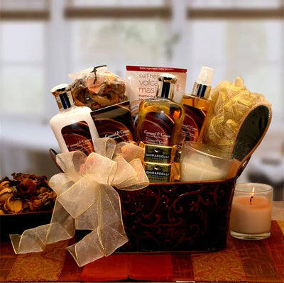 Caramel & Creame Bliss Spa Gift Basket